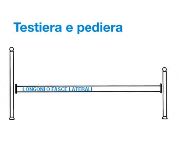 Letto in Ferro battuto Bianco - art.ALC04