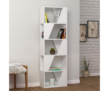 MOBILE LIBRERIA 5 RIPIANI ANTRACITE 54x24xH.168