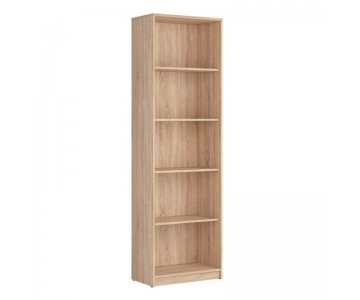 MOBILE LIBRERIA SCAFFALE 5 RIPIANI ROVERE 60x34xH.197